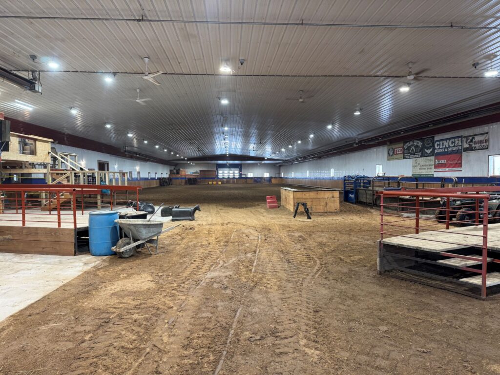 Indoor horse arena